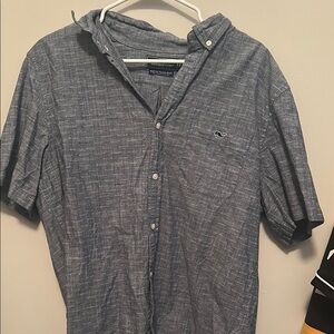 Vineyard Vines Blue Casual Button Down Shirt